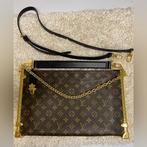 Luxury Brown Designer Chain Bag